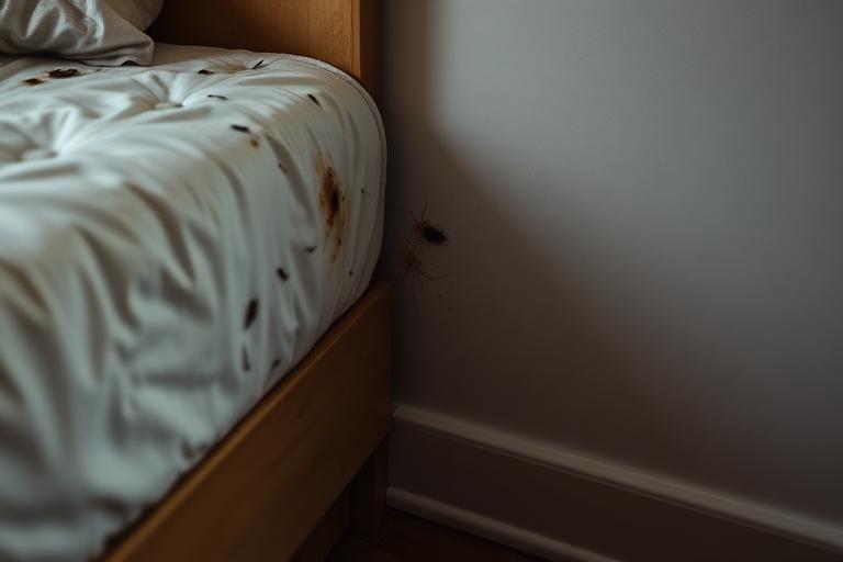 Before - Bedroom Bed Bug Treatment